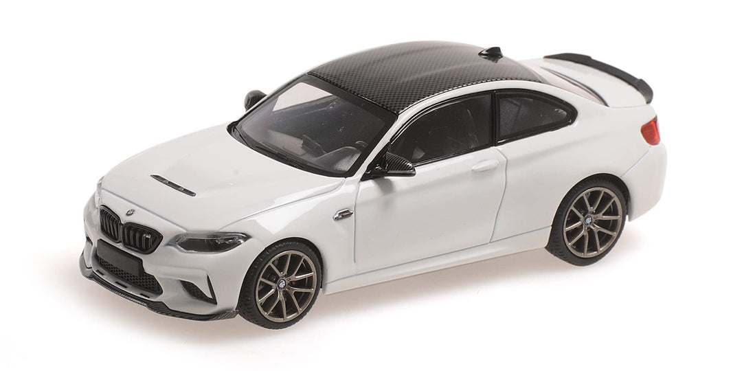 Minichamps 410021020 1:43 BMW M2 Cs-2020-White with Gold Wheels Collectible Miniature Car, White