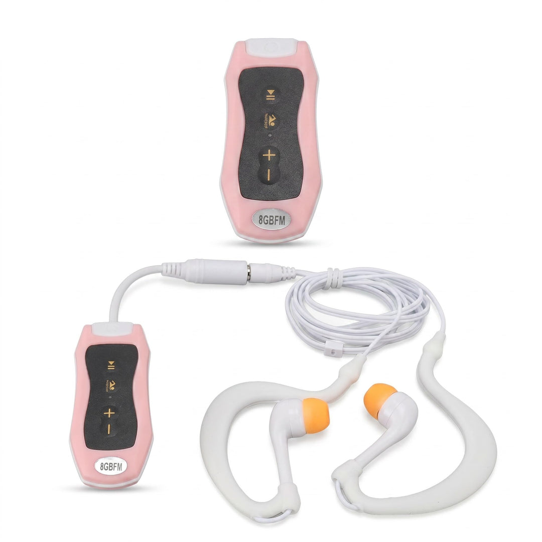 Hydrodynamischer MP3-Player mit Wasserdichtem Kopfhörer, 8 GB, Wiederaufladbarer IPX8-Musikplayer mi