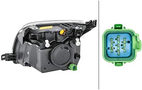 HELLA 1ED 247 026-261 Halogen-Hauptscheinwerfer - rechts - für u.a. Ford Fusion (Ju_) Rechts (Beifah