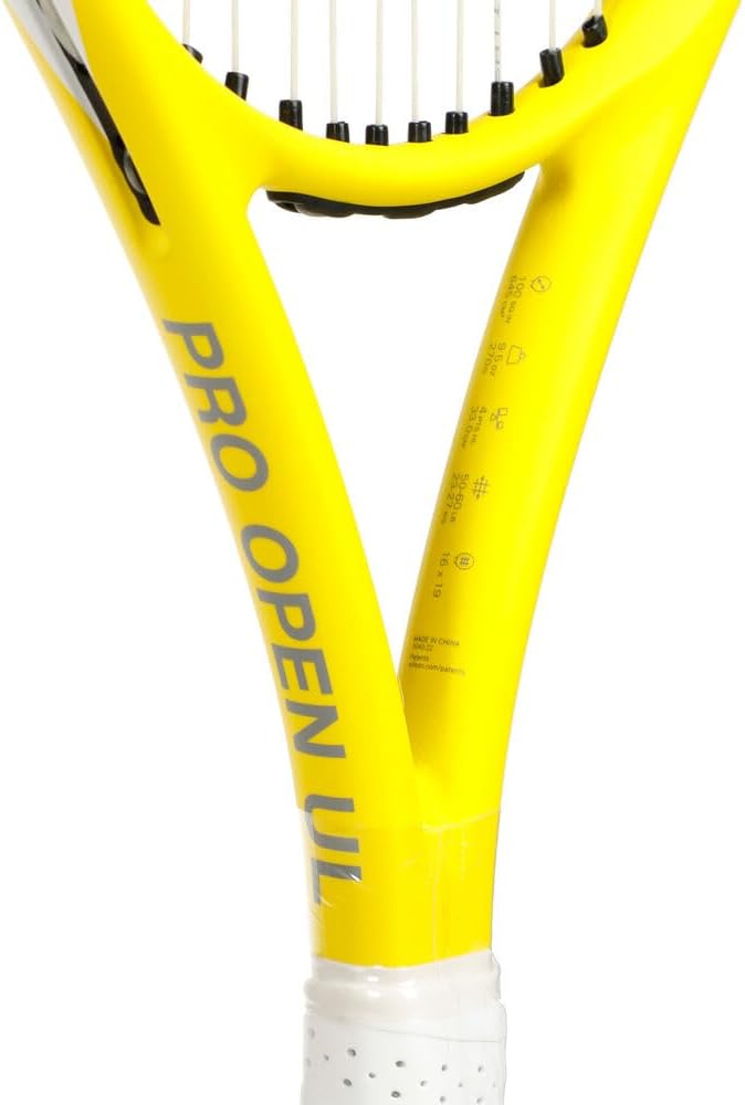 Wilson Pro Open Ul unbesaitet 270g Tennisschläger Gelb - Weiss Griffstärke 2