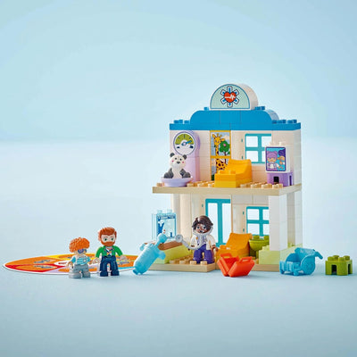 LEGO DUPLO Town Erster Arztbesuch, Bauspielzeug, Spielset zur Förderung der Feinmotorik, Geschenk fü