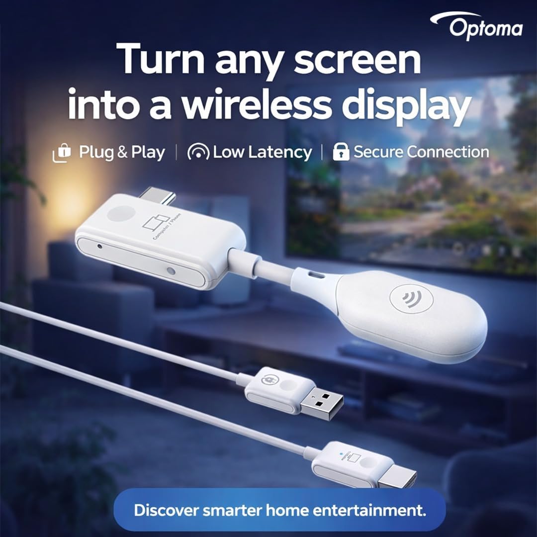 Optoma WHD221 EZ Cast Mate mit HDMI & USB-C