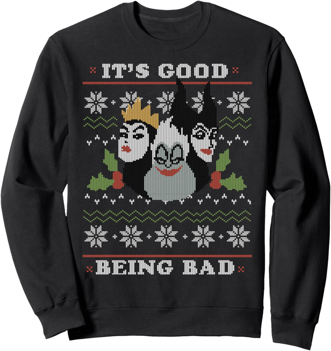 Disney Villains Good Bad Ugly Weihnachten Sweater Sweatshirt