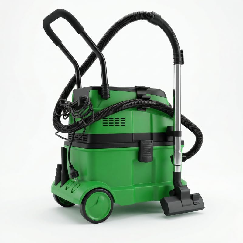 Industriesauger mit Klopffunktion 1600W Bausauger mit Fernbedinung Nassauger mit Steckdose Druckluft