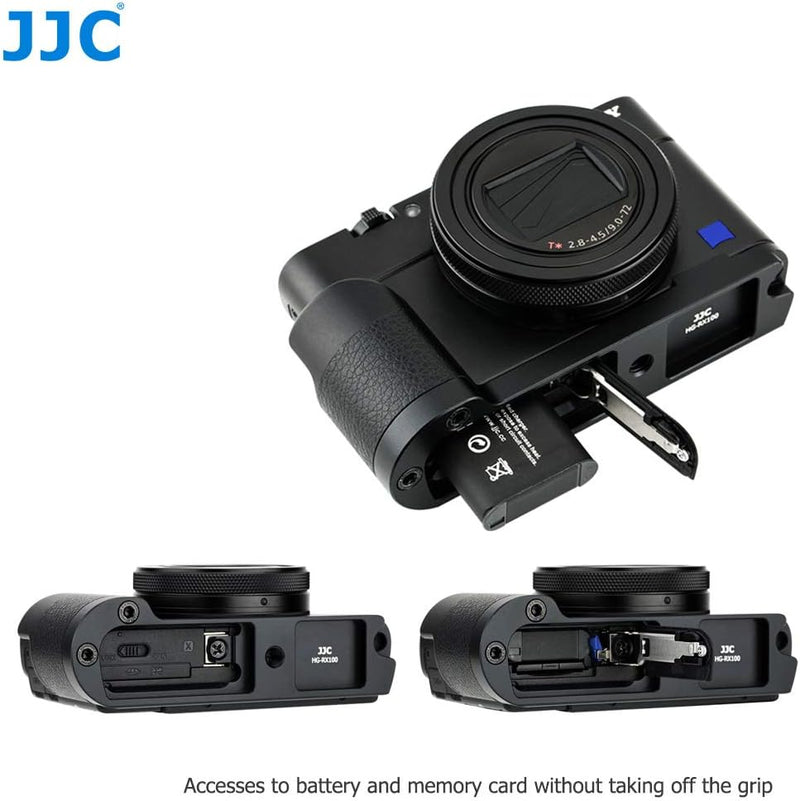 JJC Metall Kamera-Handgriff für Sony RX100VI/ RX100V/ RX100VA/ RX100IV/ RX100III/ RX100II/ RX100 Für