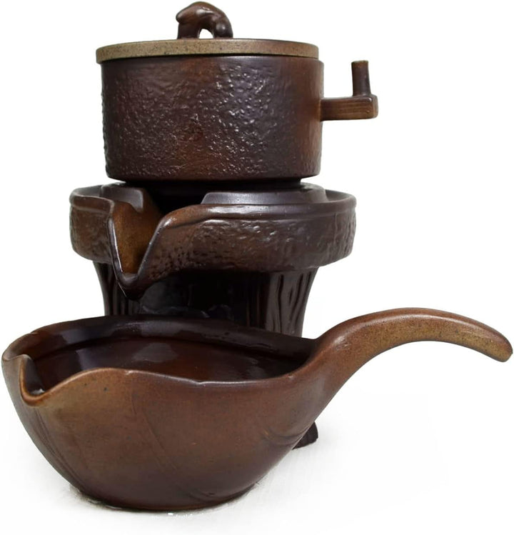 Teekanne 14/1SET Zisha Teekanne Tasse Untertasse Filter Squech Stil High Temperatur Brennen All Blac