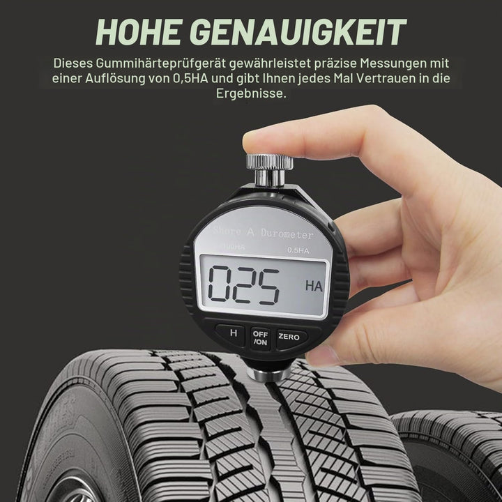 Telituny Digitales Härtemesser, Härteprüfer Digital 100HD A Durometer Shore Gummihärteprüfer mit LCD