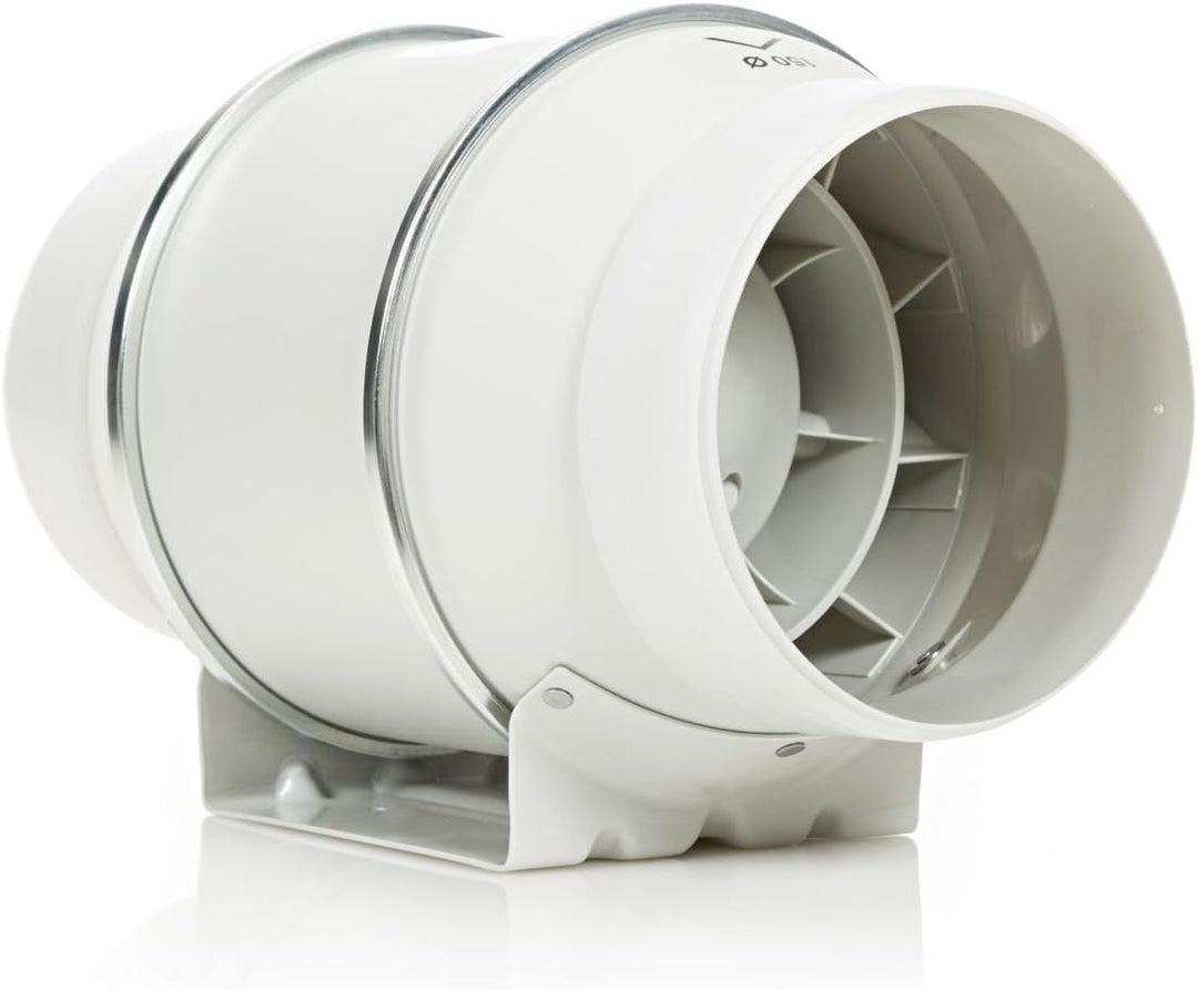 STERR Rohrventilator DFA150 Kanalventilator 150 mm / 6'' - Industrieventilator Niedriger Energieverb