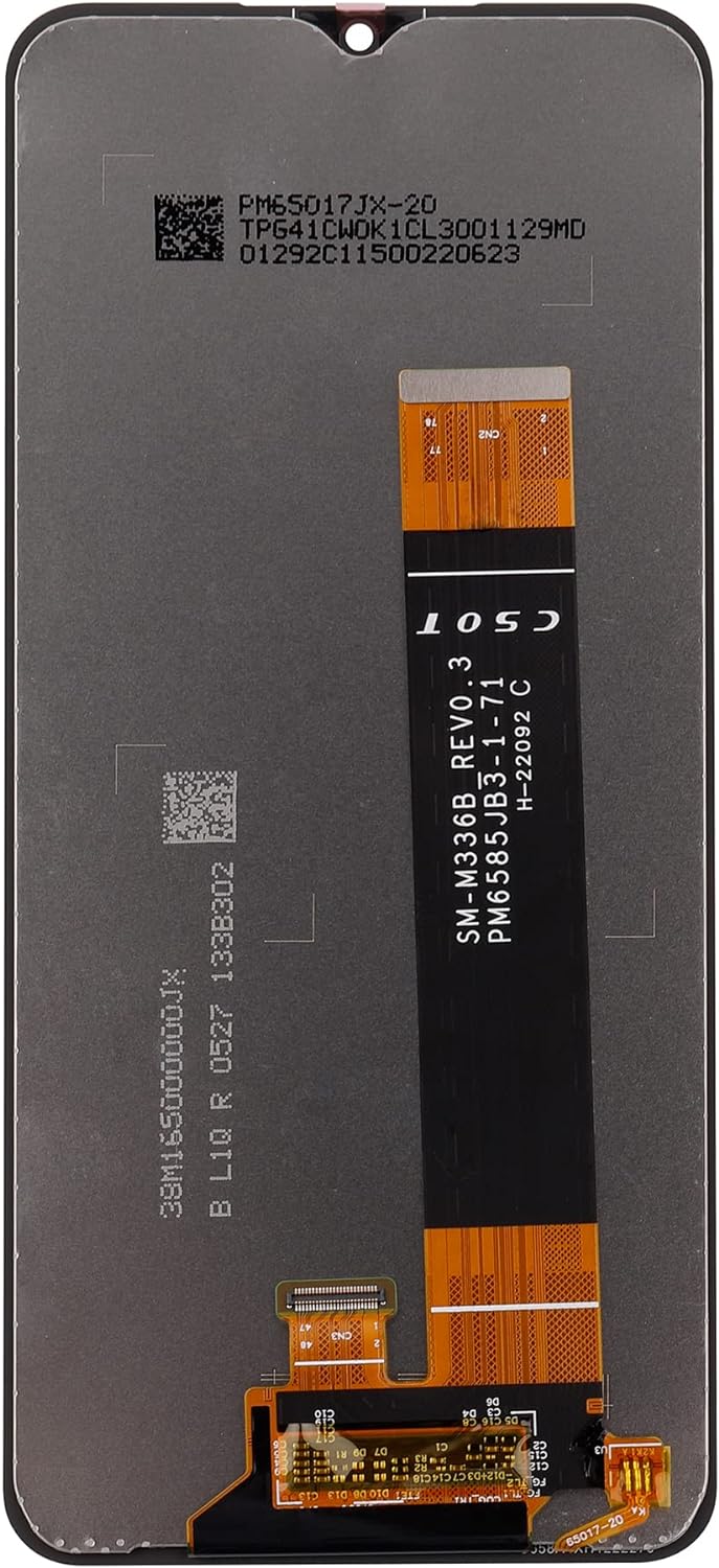 swark LCD Display Kompatibel mit Samsung Galaxy M23 5G SM-M236 & M33 5G SM-M336 (Schwarz Ohne Rahmen