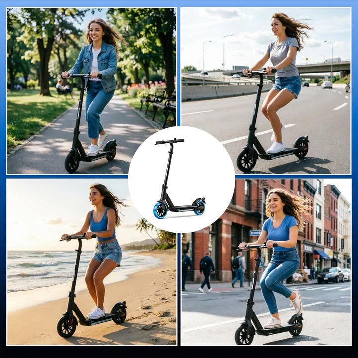 200mm Leuchtende Scooter Rollen 2 Stück - Blinkende Stunt Scooter Reifen PU - Leise & Verschleissfes