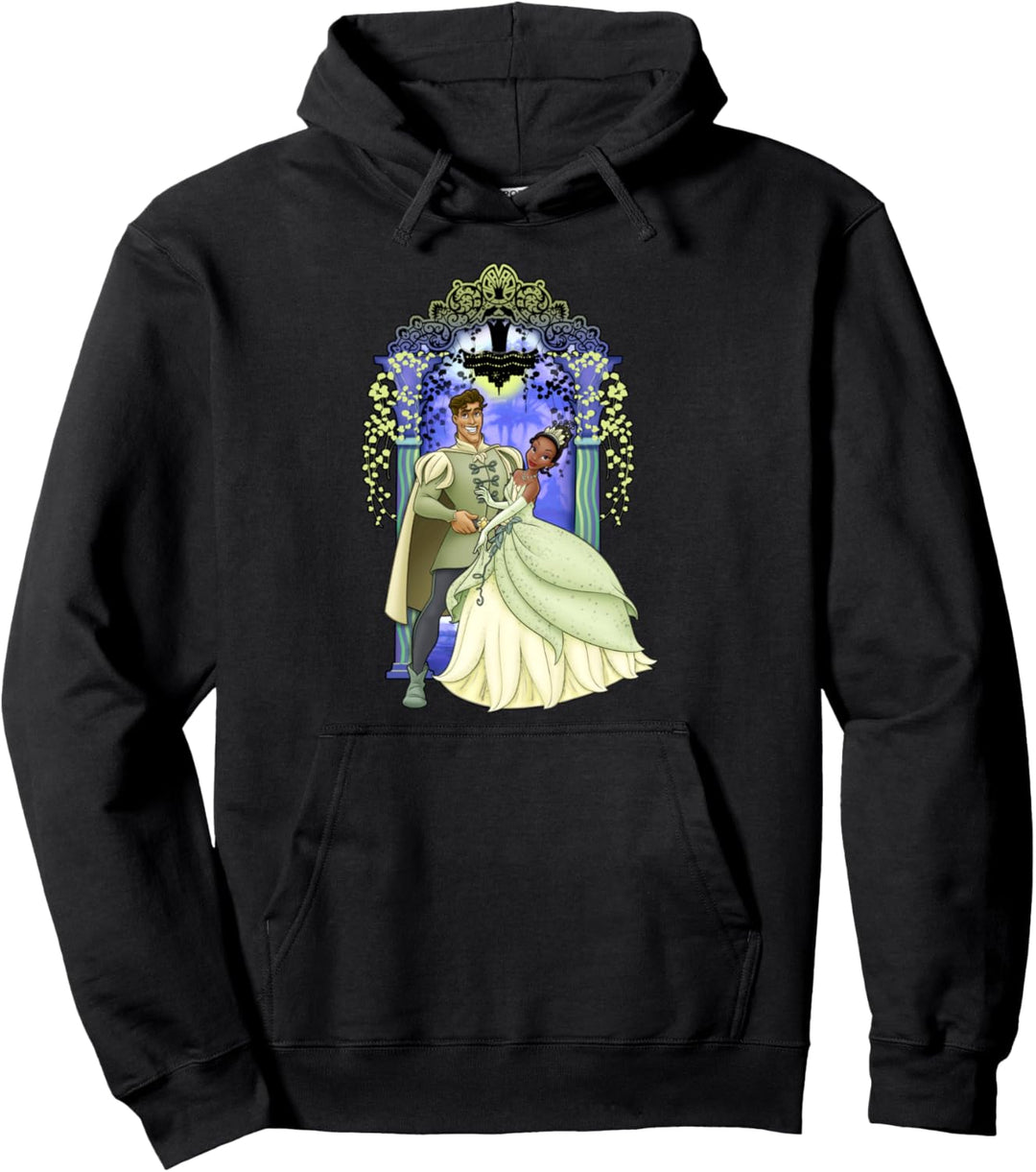 Disney Princess And The Frog Tiana Naveen Arch Pullover Hoodie