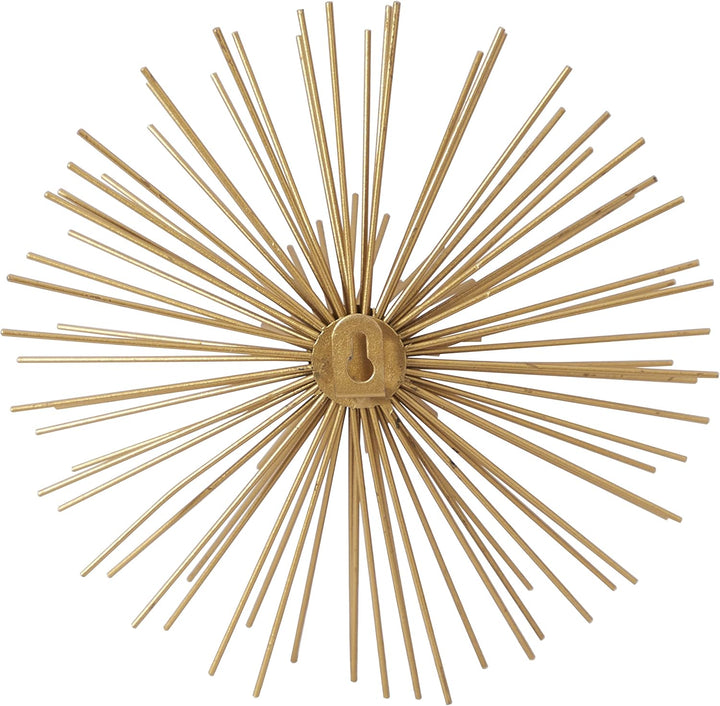 Deco 79 Metall Starburst 3D Wanddekoration, 3er-Set, 15,2 cm, 22,9 cm, 30,5 cm B, goldfarben, Gold
