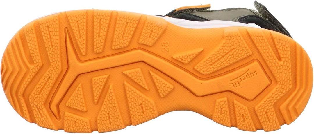 Superfit Jungen Tornado Light Sandale 28 EU Grün Orange 7000, 28 EU Grün Orange 7000