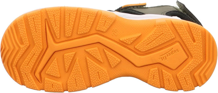 Superfit Jungen Tornado Light Sandale 28 EU Grün Orange 7000, 28 EU Grün Orange 7000