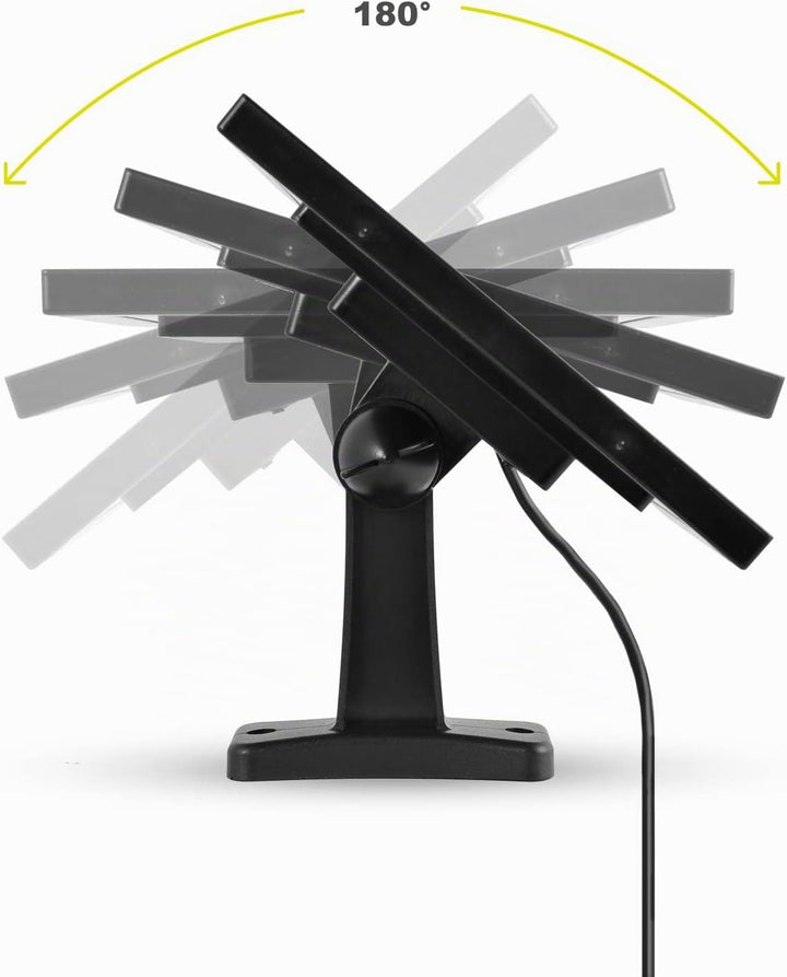 LEICKE Solarpanel kompatibel mit EZVIZ Outdoor Kameras C3A, wetterfest, einstellbare Halterung, unte