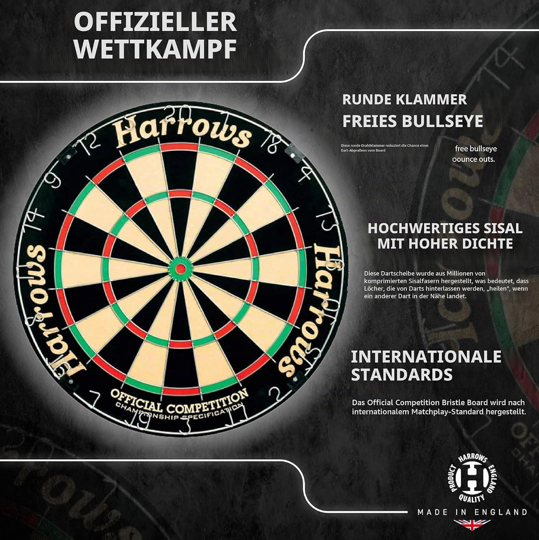 Harrows Bristle Board 45 cm, 45 cm