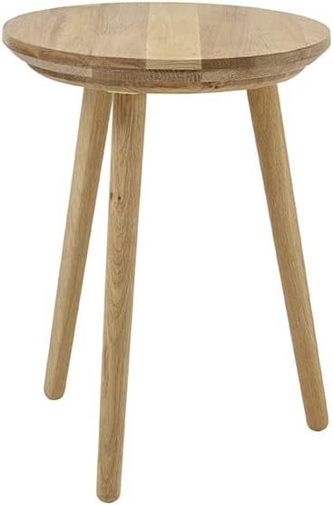Robas Lund Garderobenhocker Eiche Massivholz, belastbar 50 kg, BxHxT 35x45x35 cm