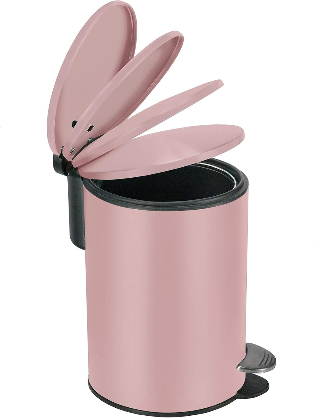 Kleine Wolke Kosmetikeimer Silence, Edelstahl, Old Rose, 3 Liter 17 cm x 23,6 Single, Single