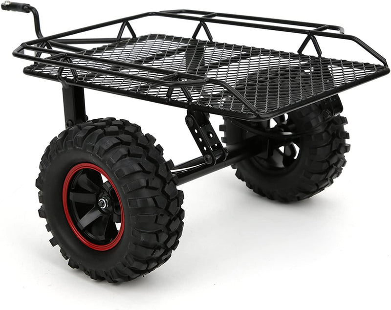 RC Trailer Hopper, Trailer Car Hopper Metallanhänger Modell Hopper für Traxxas TRX4/Axial SCX10 RC4W