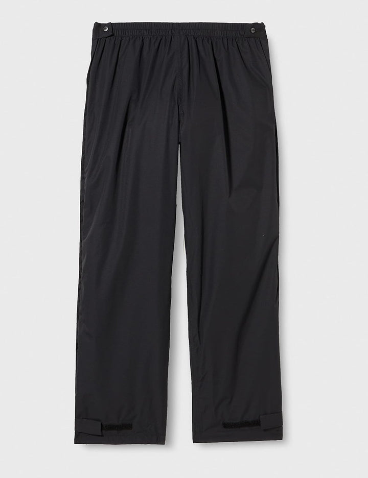 CMP Herren Lange Hose Herren-Regenhose mit Seitlichem Reissverschluss S Schwarz, S Schwarz