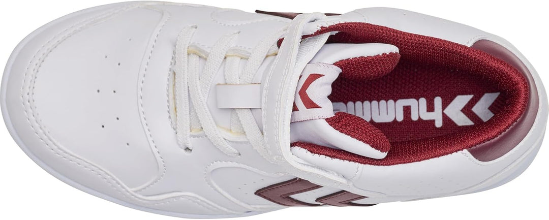 hummel Unisex Kinder Camden High Jr Sneaker 26 EU White Red, 26 EU White Red