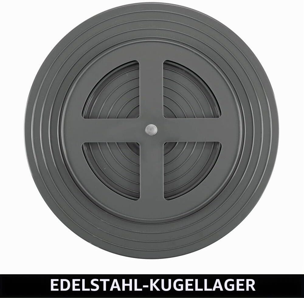 mDesign Drehteller mit 29,2 Durchmesser für das Küchenregal – praktisches Gewürzregal für Küchenschr