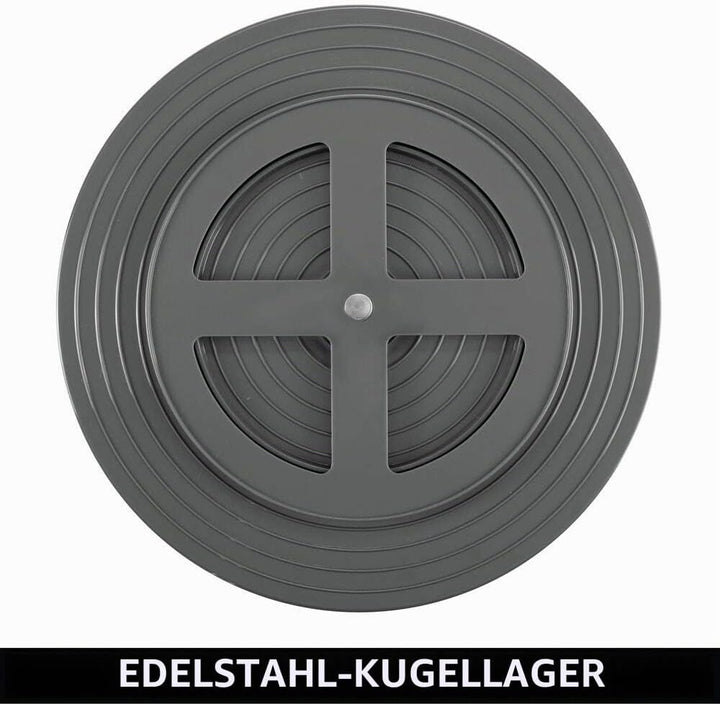 mDesign Drehteller mit 29,2 Durchmesser für das Küchenregal – praktisches Gewürzregal für Küchenschr