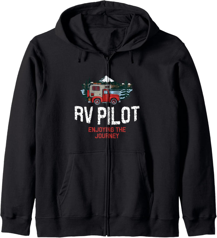 Enjoying The Journey RV Pilot - Campers Camping Kapuzenjacke