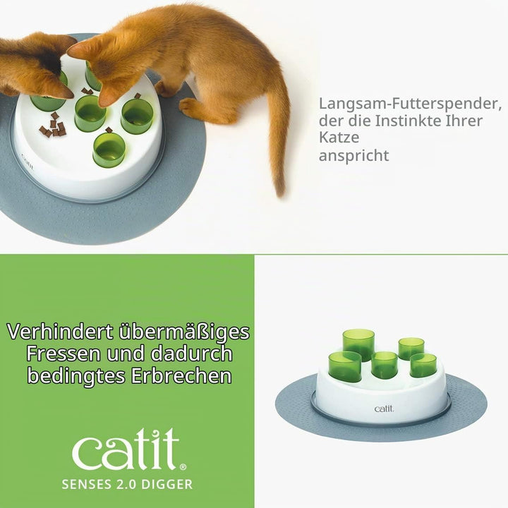 Catit Senses 2.0 Bagger, 1 Stück 1 weiss, grün, 1 weiss, grün