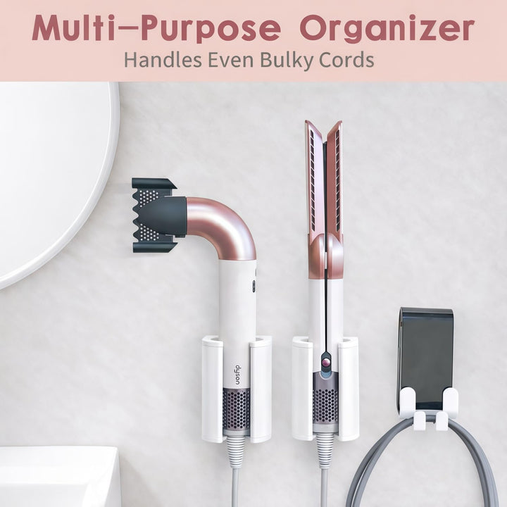 Glätteisen Halterung, Aluminium Fönhalter Ohne Bohren , Wand Ohne Bohren Dyson Airstraight Halter Ko