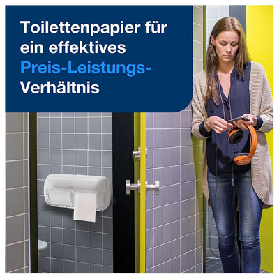 Tork Toilettenpapier-Wandspender + Nachfüllpackung - T4 - Universal-Toilettenpapier-Nachfüllpackung