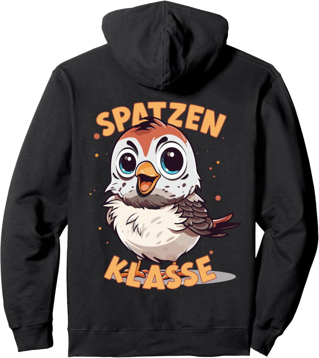 Spatzenklasse in der Grundschule, Klassentier Spatz Pullover Hoodie