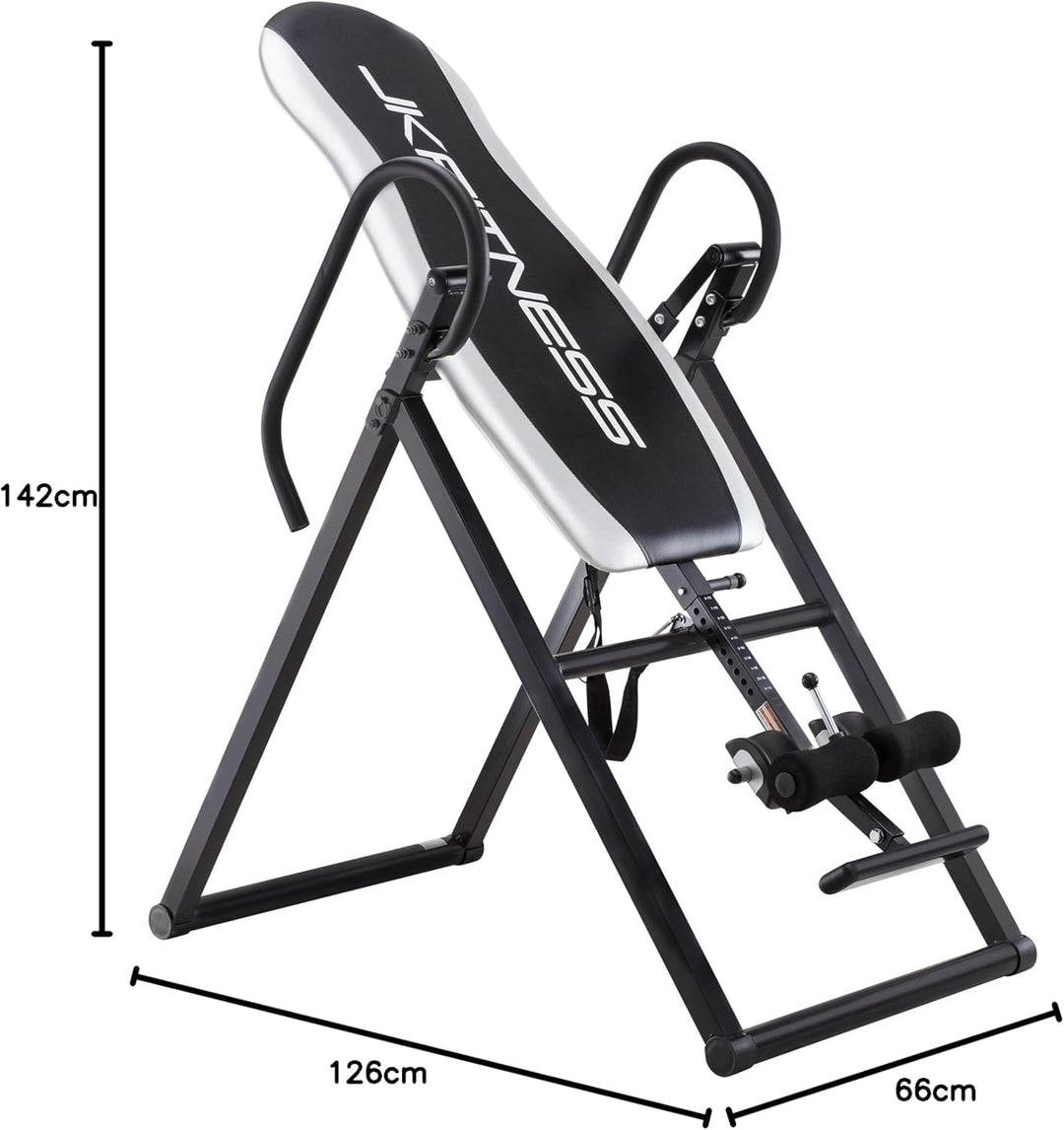 JK FITNESS Bank Unisex - Erwachsene, Schwarz, 126 x 66 x 142