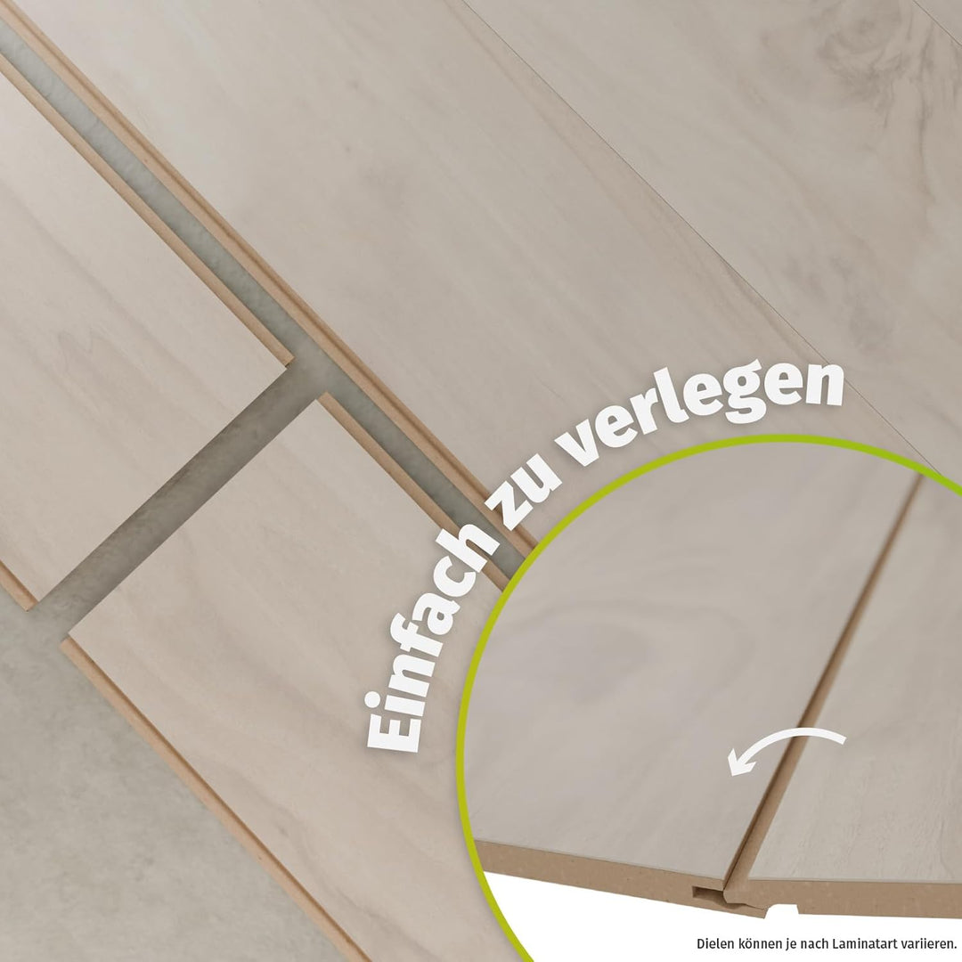 HORI Laminatboden Easy &amp; Selection - Klicklaminat in Holzoptik - 3-Stab Schiffsboden - für Fussboden