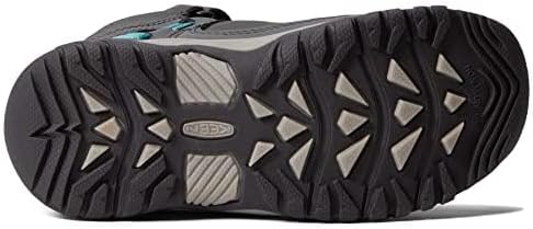 KEEN Unisex Kinder Targhee Mid Wp Wanderstiefel 24 EU Steel Grey Porcelain, 24 EU Steel Grey Porcela
