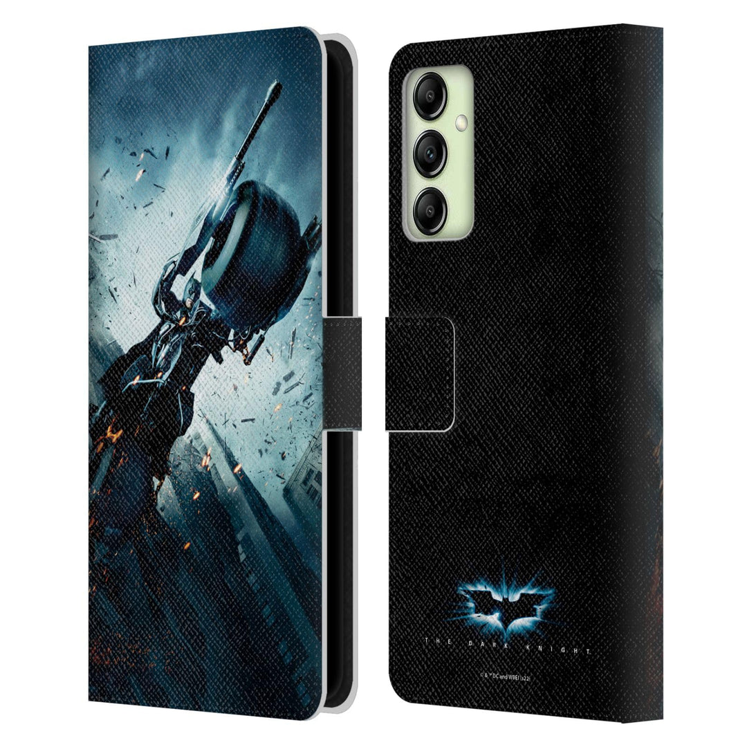 Head Case Designs Offizielle The Dark Knight Batman Batpod Wichtige Kunst Leder-Wallet-Hülle Kompati