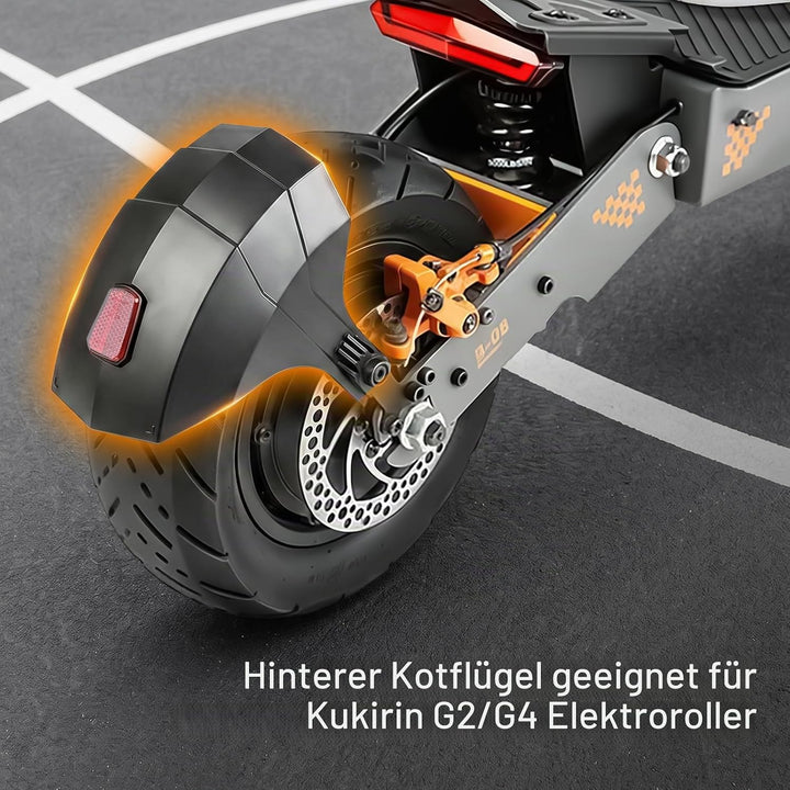 Hinterer Kotflügel mit Reflektoren für Kukirin G2/G4 Elektroroller