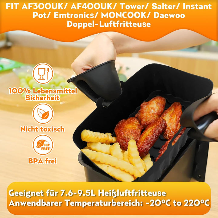 Ninja Heissluftfritteuse Zubehör, Airfryer Zubehör für Ninja Foodi Max Dual Zone Heissluftfritteuse