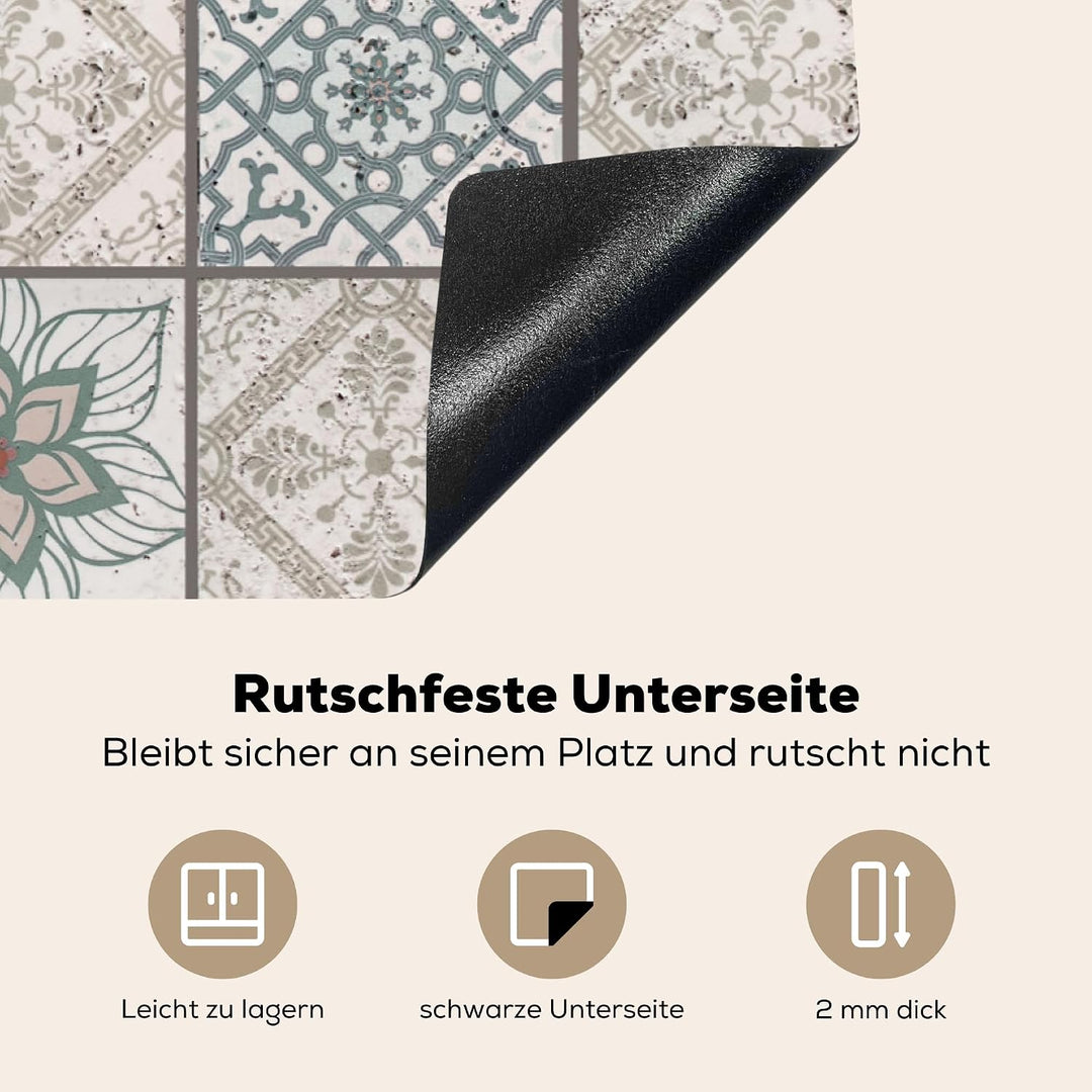 KitchenYeah© Herdabdeckplatte Einteilig Ceranfeld Abdeckplatte für | 81x52 cm - Induktionsschutz Cer