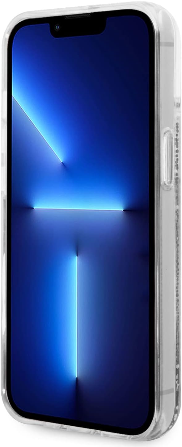 KARL LAGERFELD KLHCP14SLCRSGRS Hülle für iPhone 14 6,1" Silber hardcase Liquid G