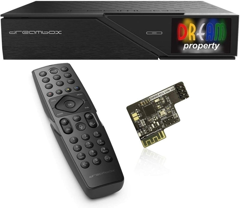 Dreambox DM900 BT UHD 4K 2X DVB-S2X / 1x DVB-C/T2 MS Triple Tuner 2 TB HDD E2 Linux Receiver