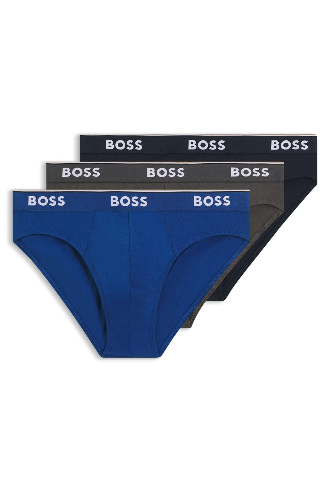 BOSS Herren Power Slips Briefs Unterhosen Cotton Stretch 3er Pack Set: Slips+Boxershorts XL New - Op