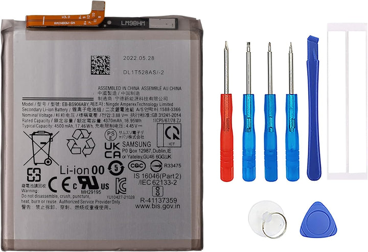 Swark EB-BS906ABY Akku Kompatibel mit Samsung Galaxy S22+ 5G S22 Plus 5G SM-S906 with Tools