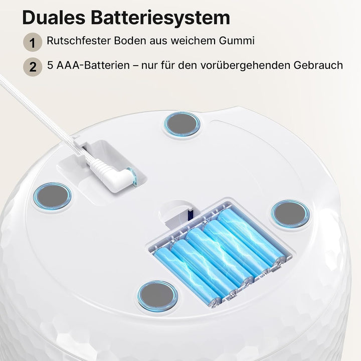 Trinkbrunnen für Katze - Red Dot Award 2025 Gewinner, 62oz/1,8L Auto Trinkbrunnen für Haustiere mit