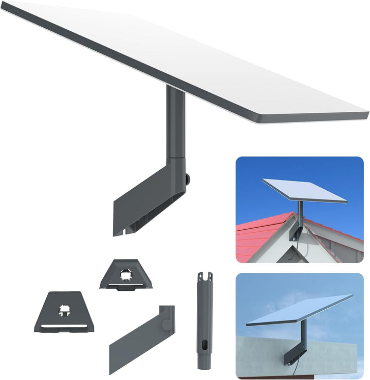 HOLACA Aufgerüstete Halterung für Starlink Gen 3/2,Starlink Mini, Verstellbare Kurze Wandhalterung S