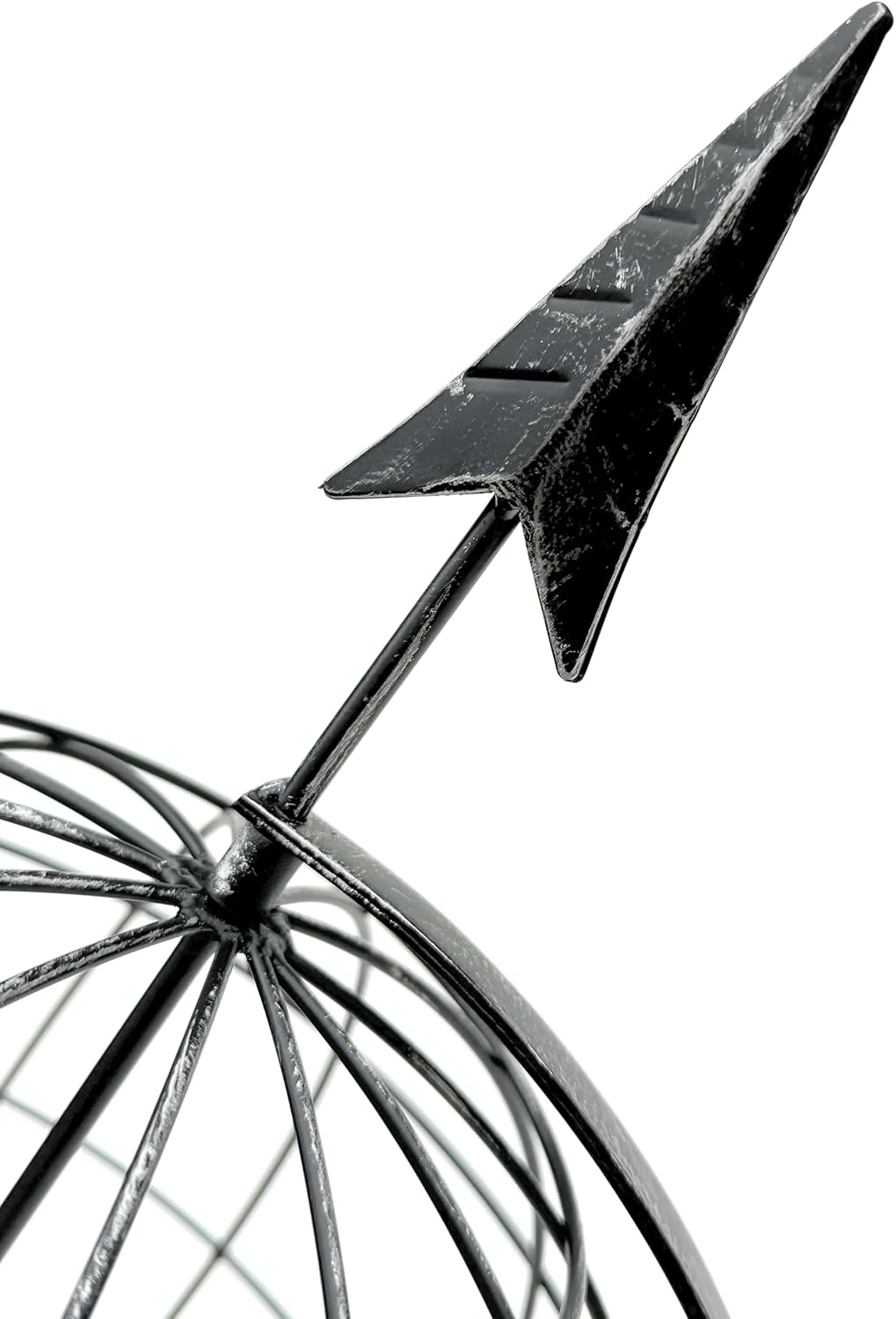 DanDiBo Sonnenuhr Garten Metall Globus 101806 Modern Stehend Sonnenuhr aus Schmiedeeisen 72 cm Garte