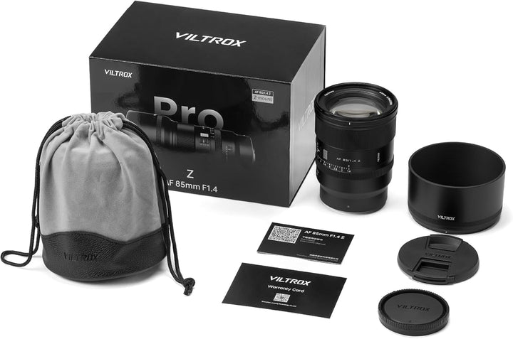 VILTROX 85mm f1.4 Pro Z Objektiv, AF 85mm f/1.4 Z für Nikon Z Mount, Porträtobjektiv für Nikon Z Mou