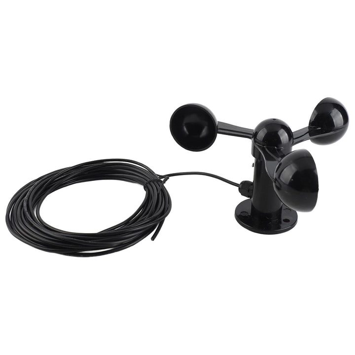 PUSOKEI Dreischalen-Anemometersensor 0-3,8 V |Windgeschwindigkeitsdetektor mit 8 M Kabel Zur Aussenü