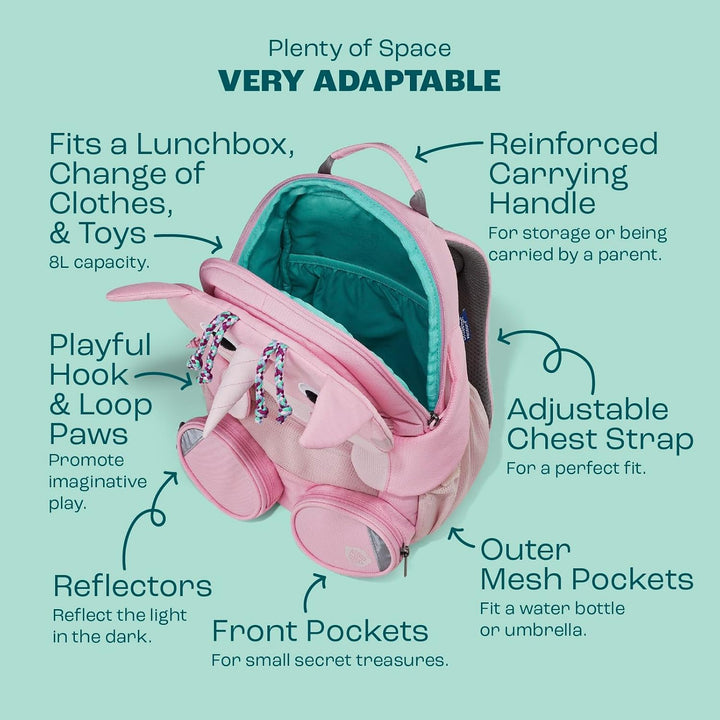 Affenzahn Kinderrucksack Grosser Freund | Kindergartenrucksack für Kinder von 3 bis 5 Jahren mit fun