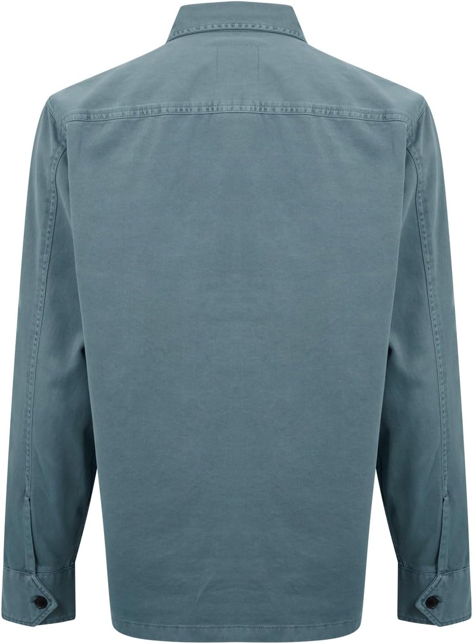 BOSS Herren Lovelock Oversized Overshirt aus Baumwoll-Twill L Open Green375, L Open Green375